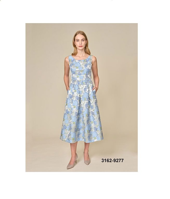 Blue Floral Dress