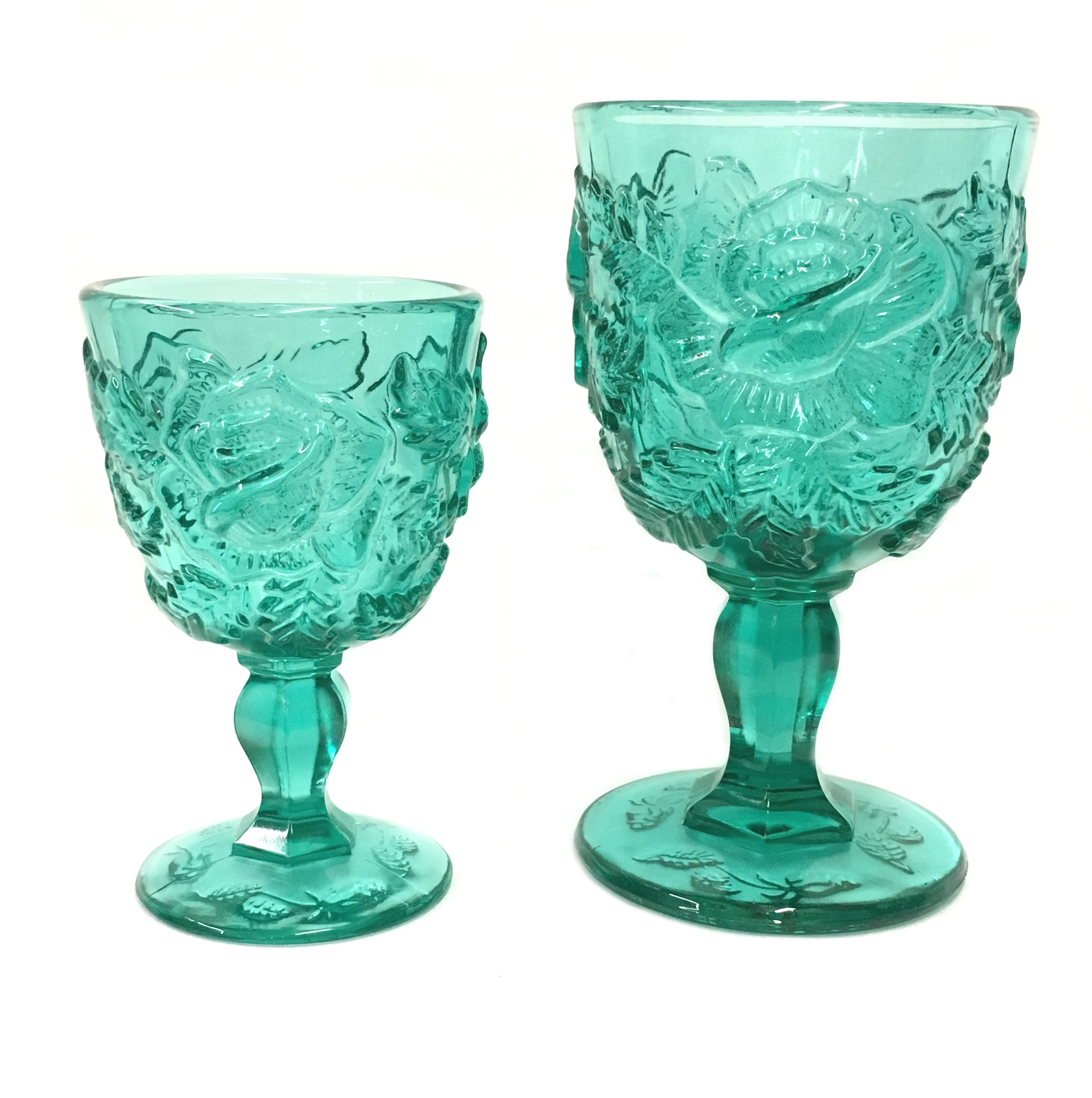 Teal Goblet