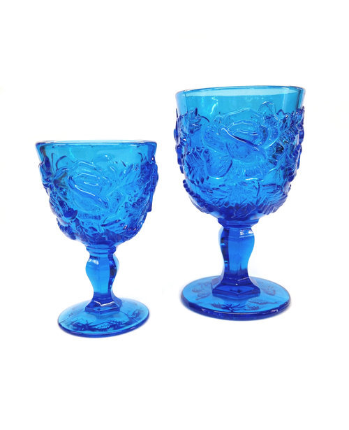 Colonial Blue Goblet
