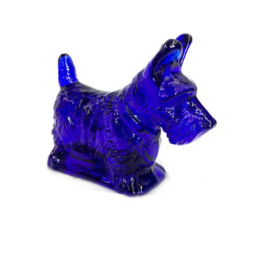 Scottie Dog in Cobalt