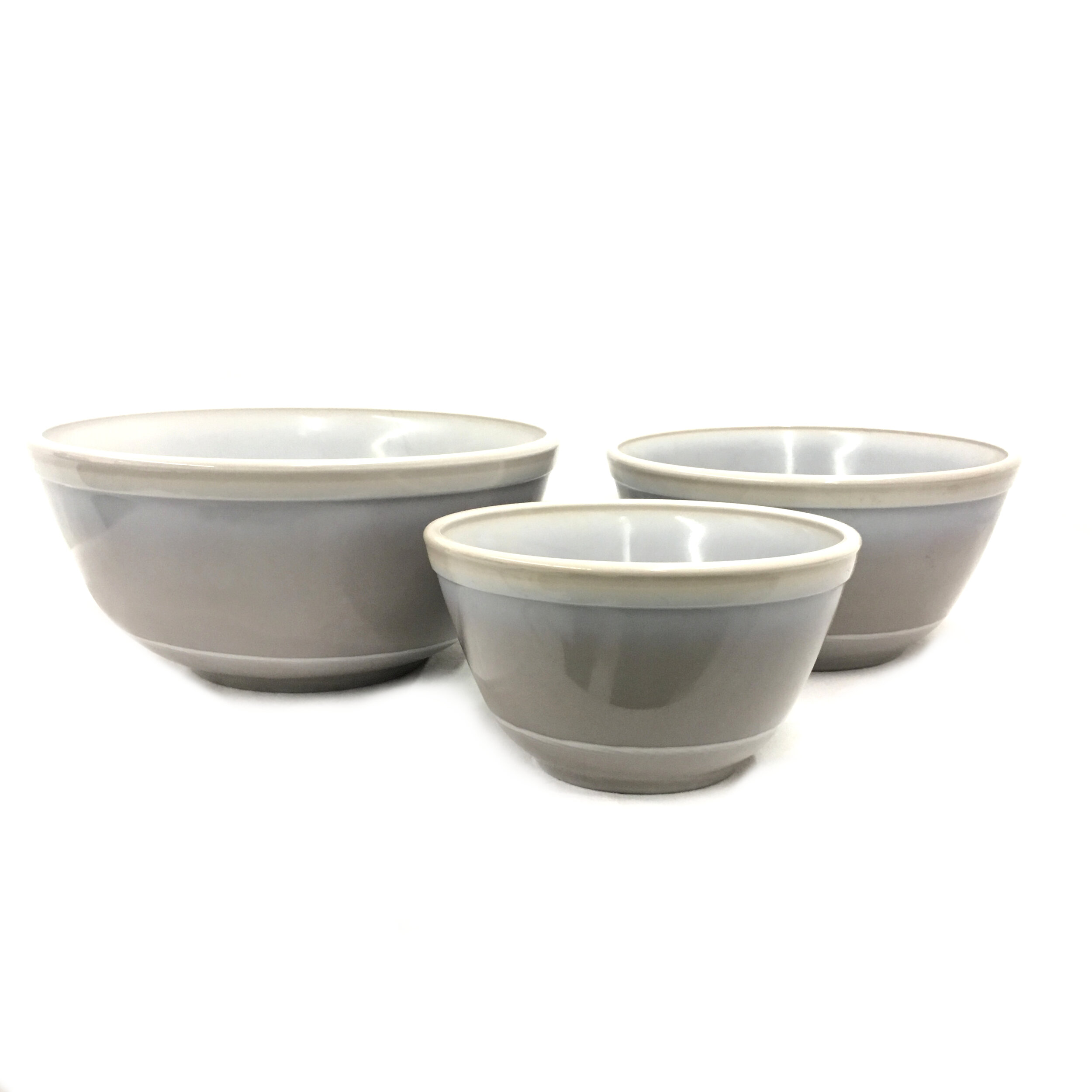 Three Piece Mixing Bowl in Marble