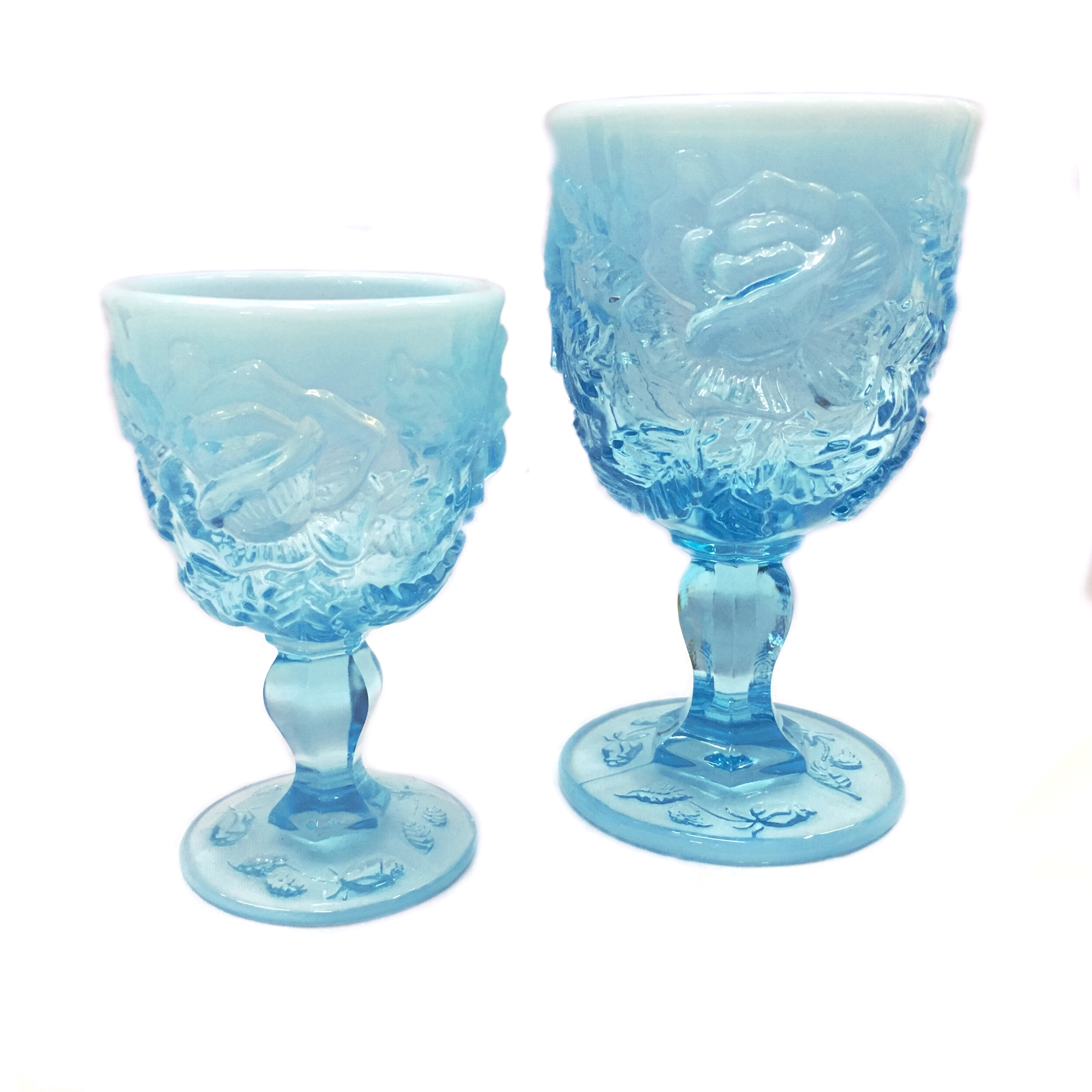 Aqua Opal Goblet