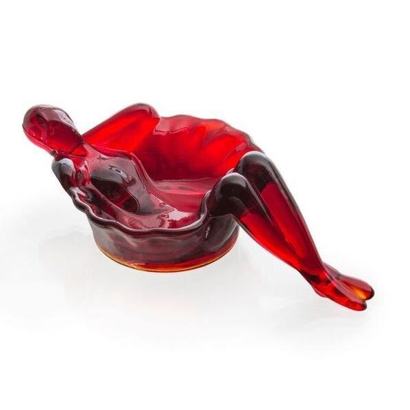 Bathing Beauty Soap Dish in Ruby