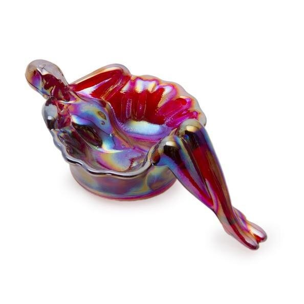 Bathing Beauty Soap Dish in Ruby Luster