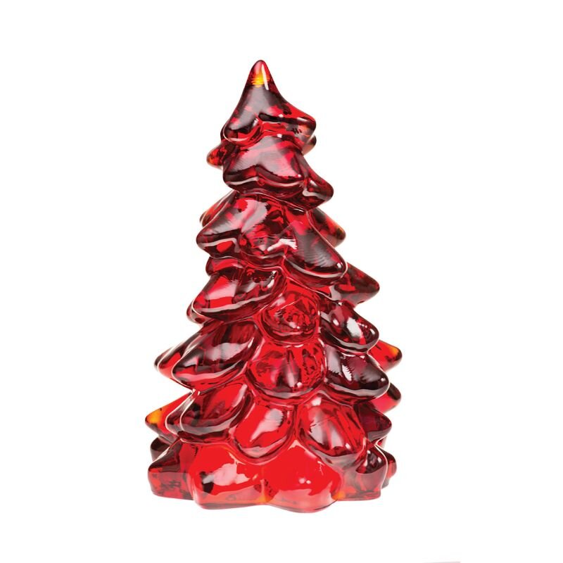 Glass Christmas Tree in Ruby