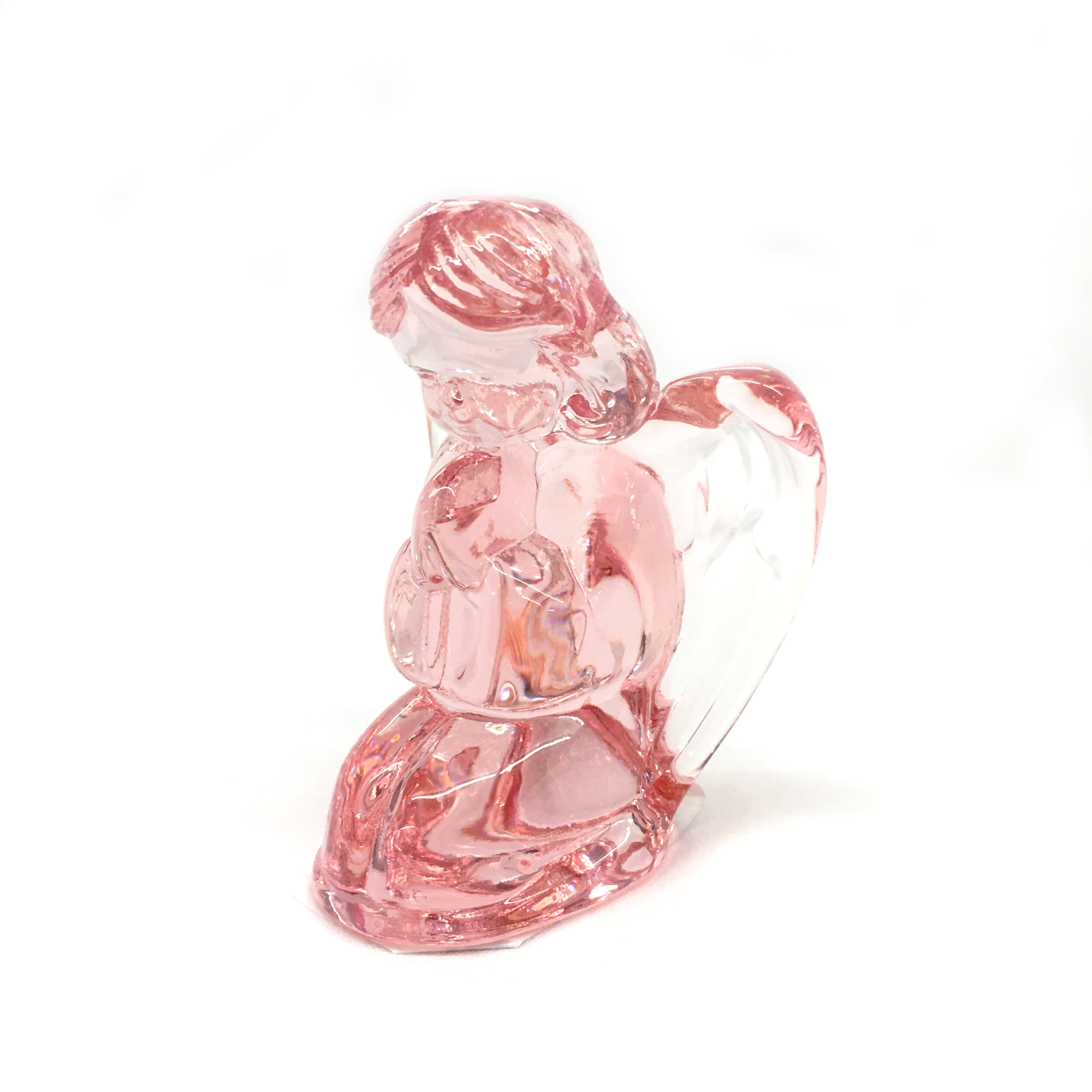 Glass Angel in Rose