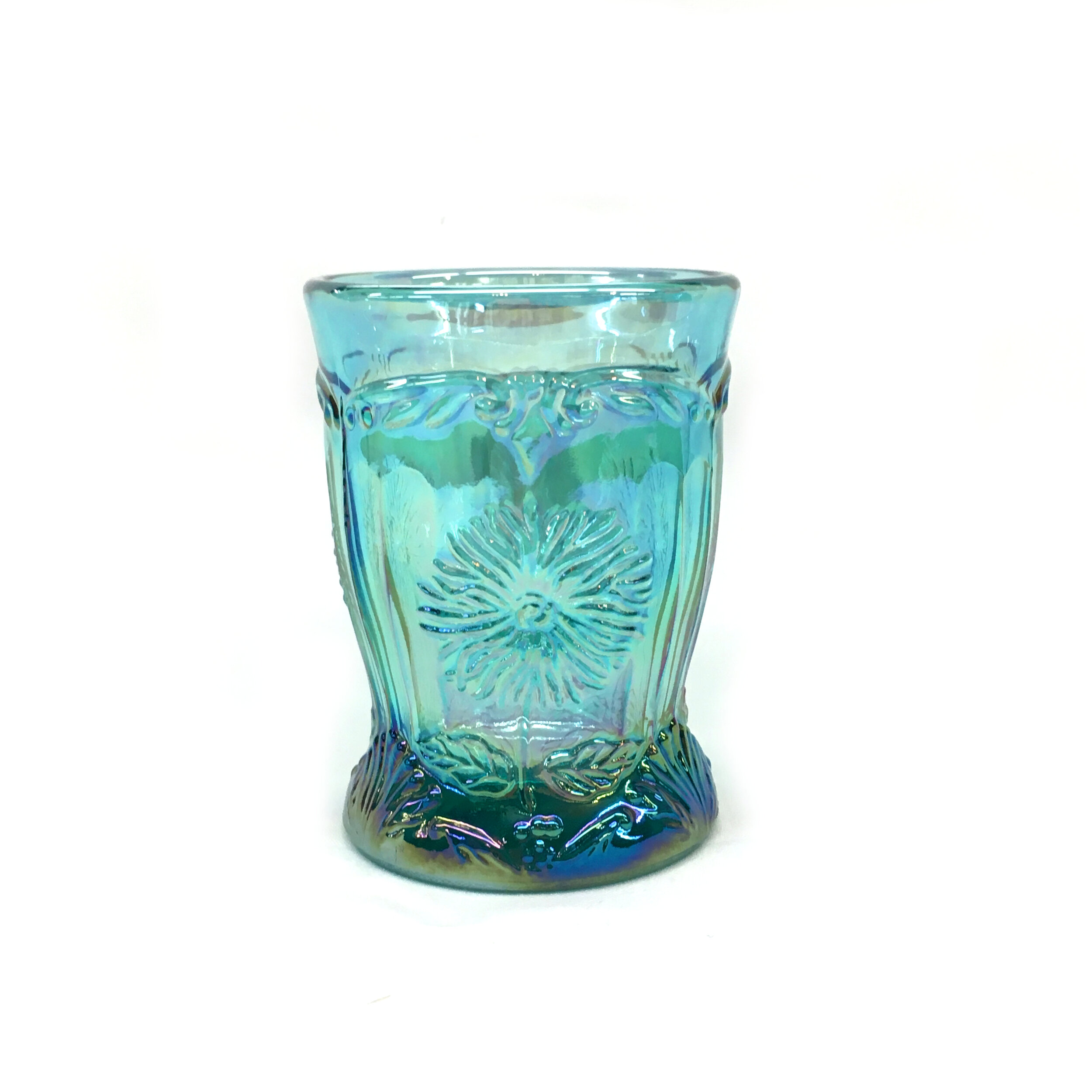 Dahlia Tumbler in Teal Luster