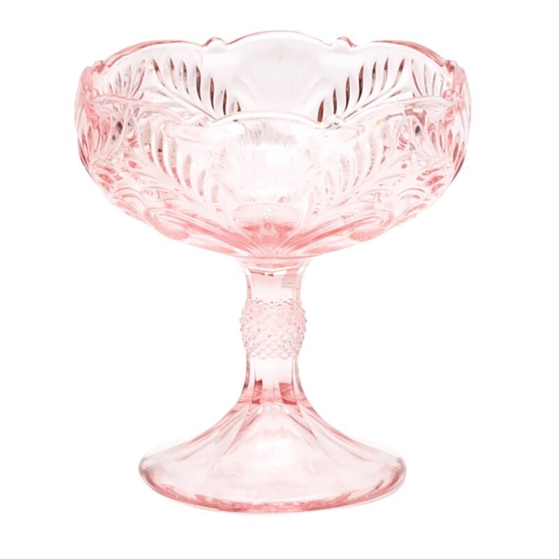 Inverted Thistle Compote in Rose