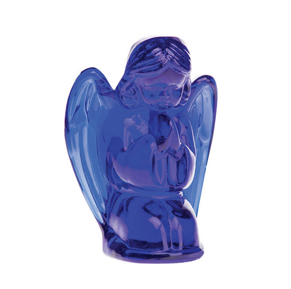 Glass Angel in Cobalt