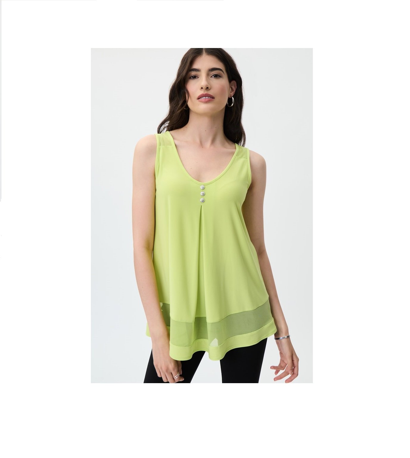 Flared Sleeveless Tunic