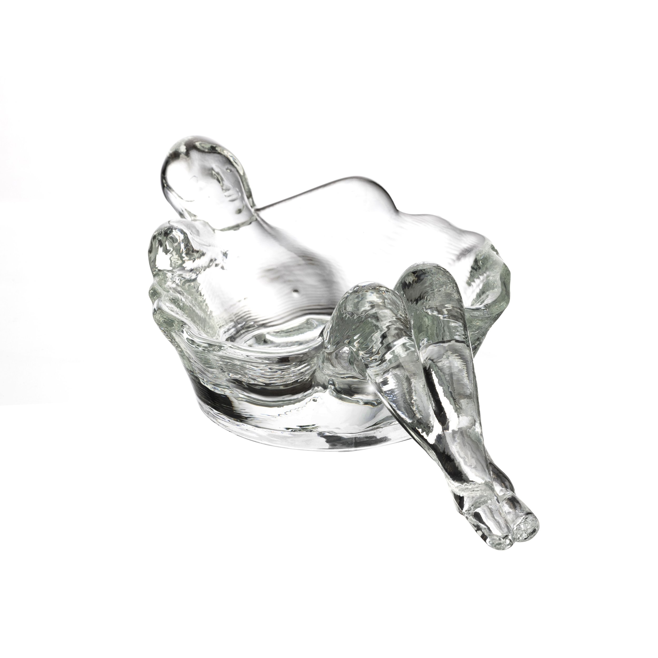 Bathing Beauty Soap Dish in Crystal