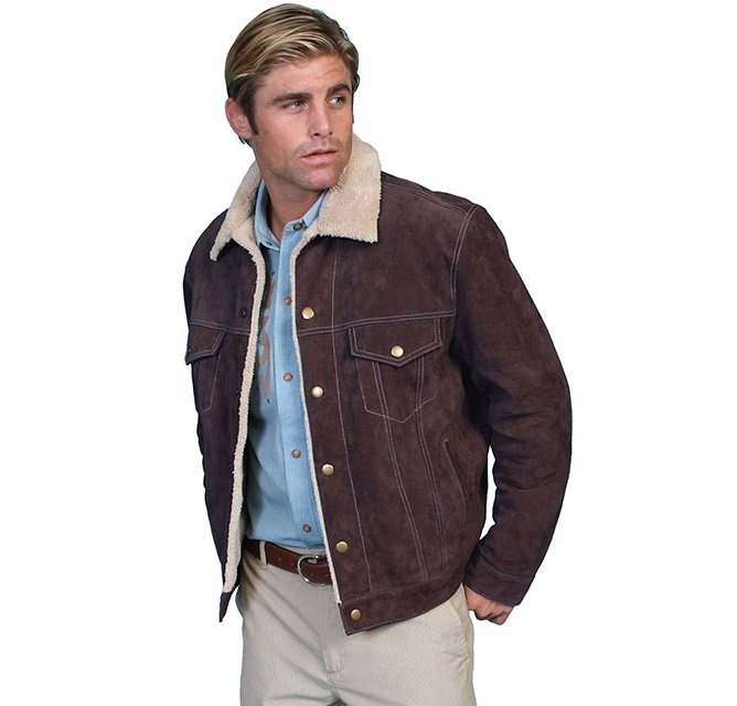 Boar Suede Jean Jacket
