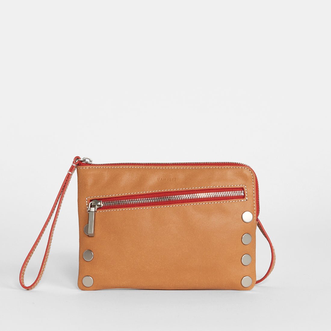 Nash Small in Croissant Tan/ Brushed Silver