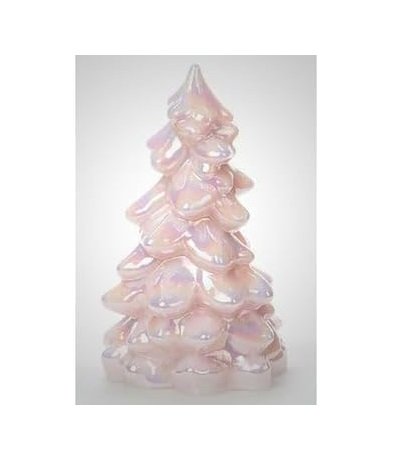 Glass Christmas Tree in Tuscan Crown Luster