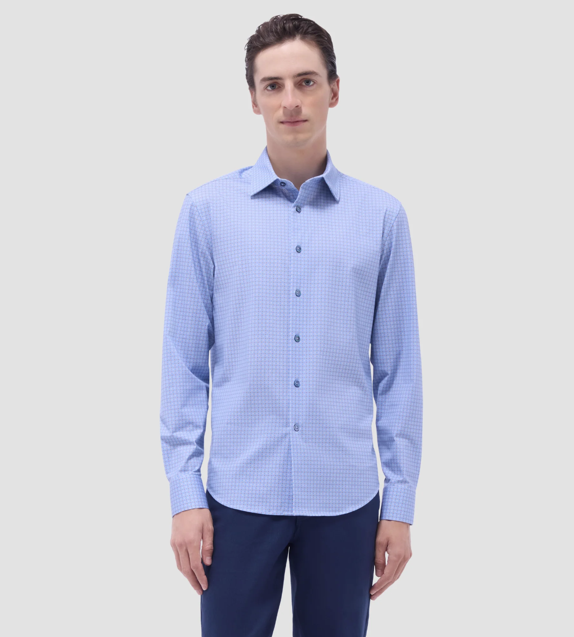 Bugatchi James Geometric OoohCotton Shirt
