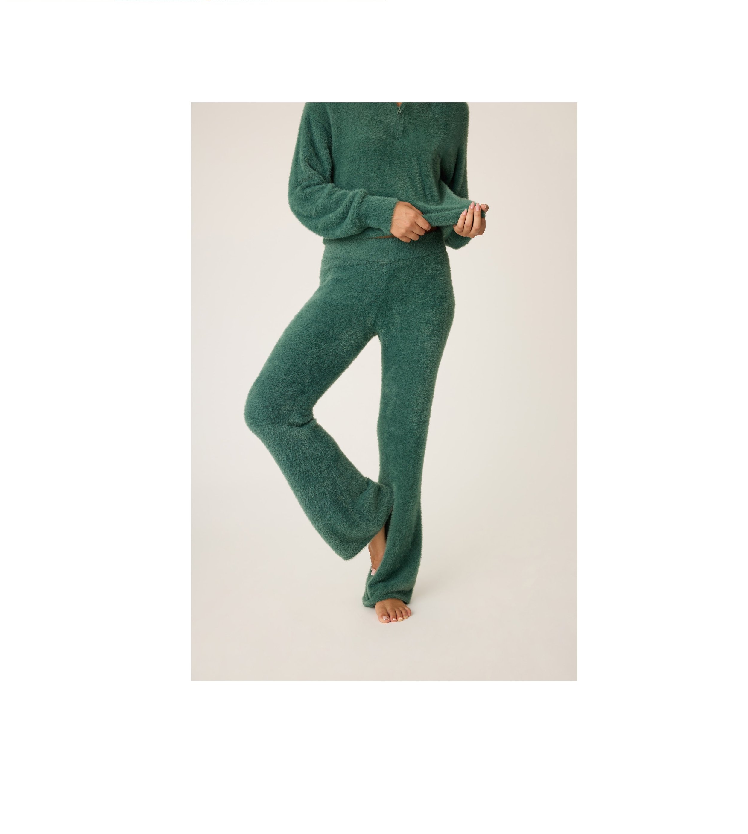 Campfire Cozy Feather Knit Lounge Pant