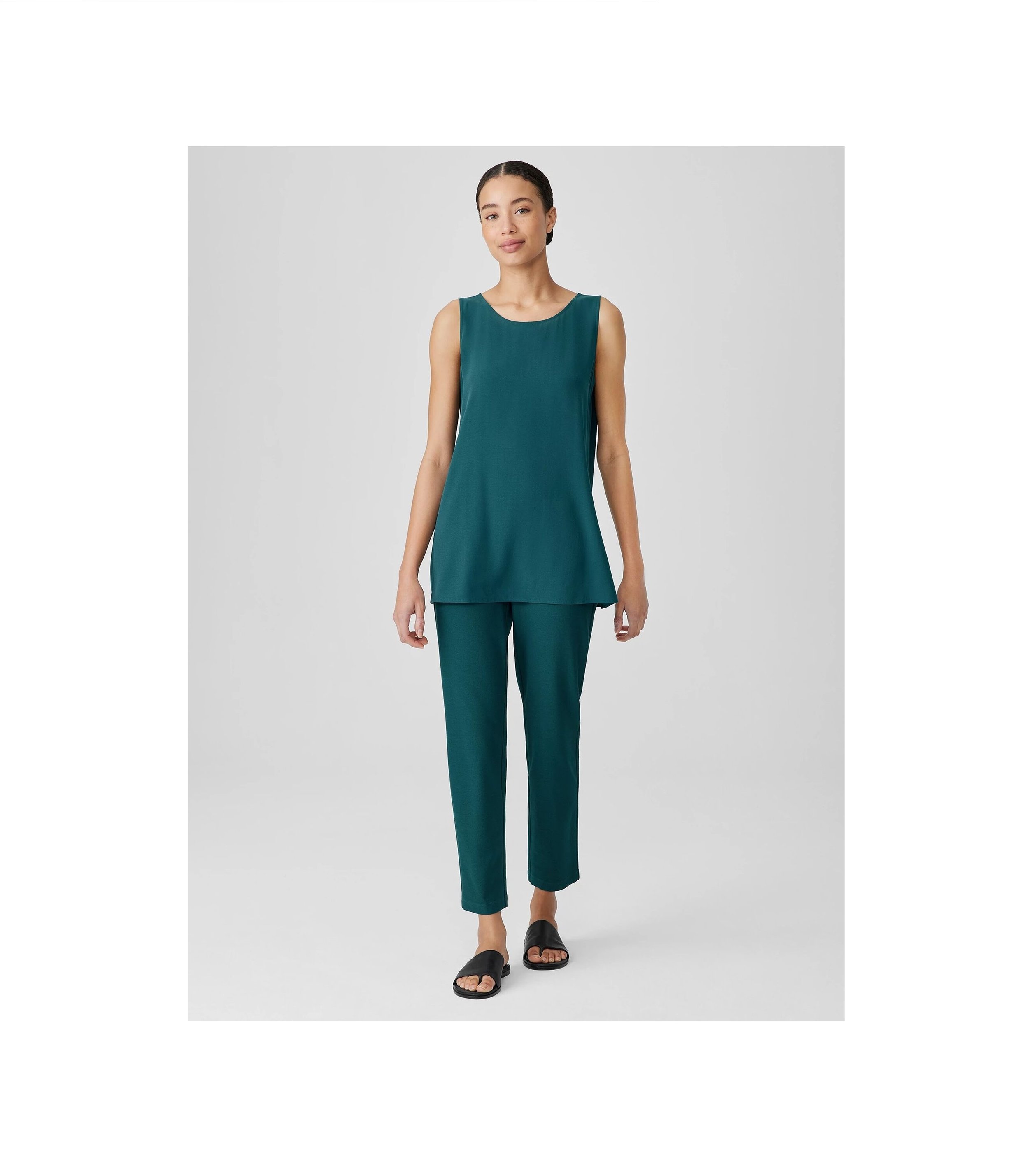 Washable Stretch Crepe Pant