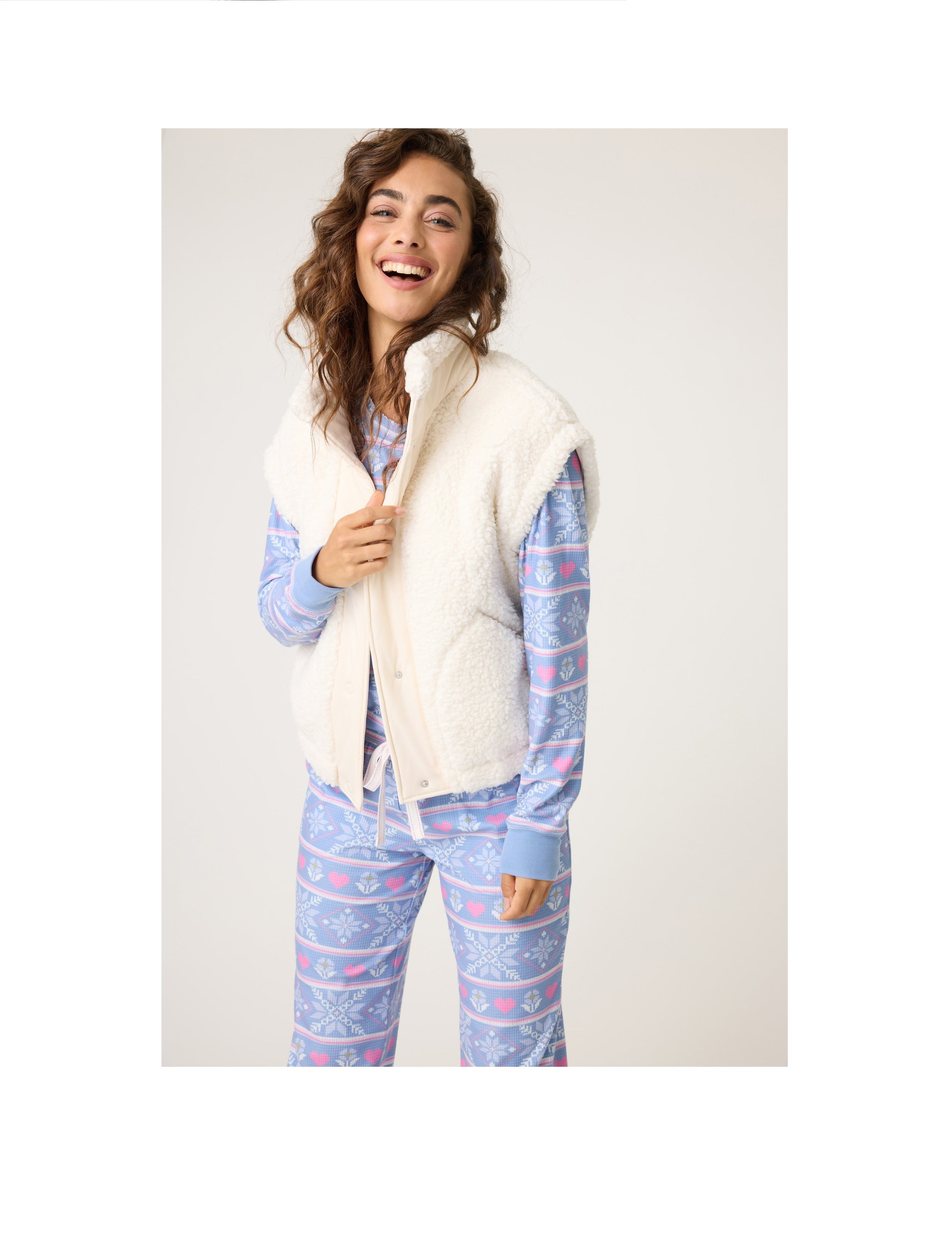Campfire Cozy Sherpa Vest