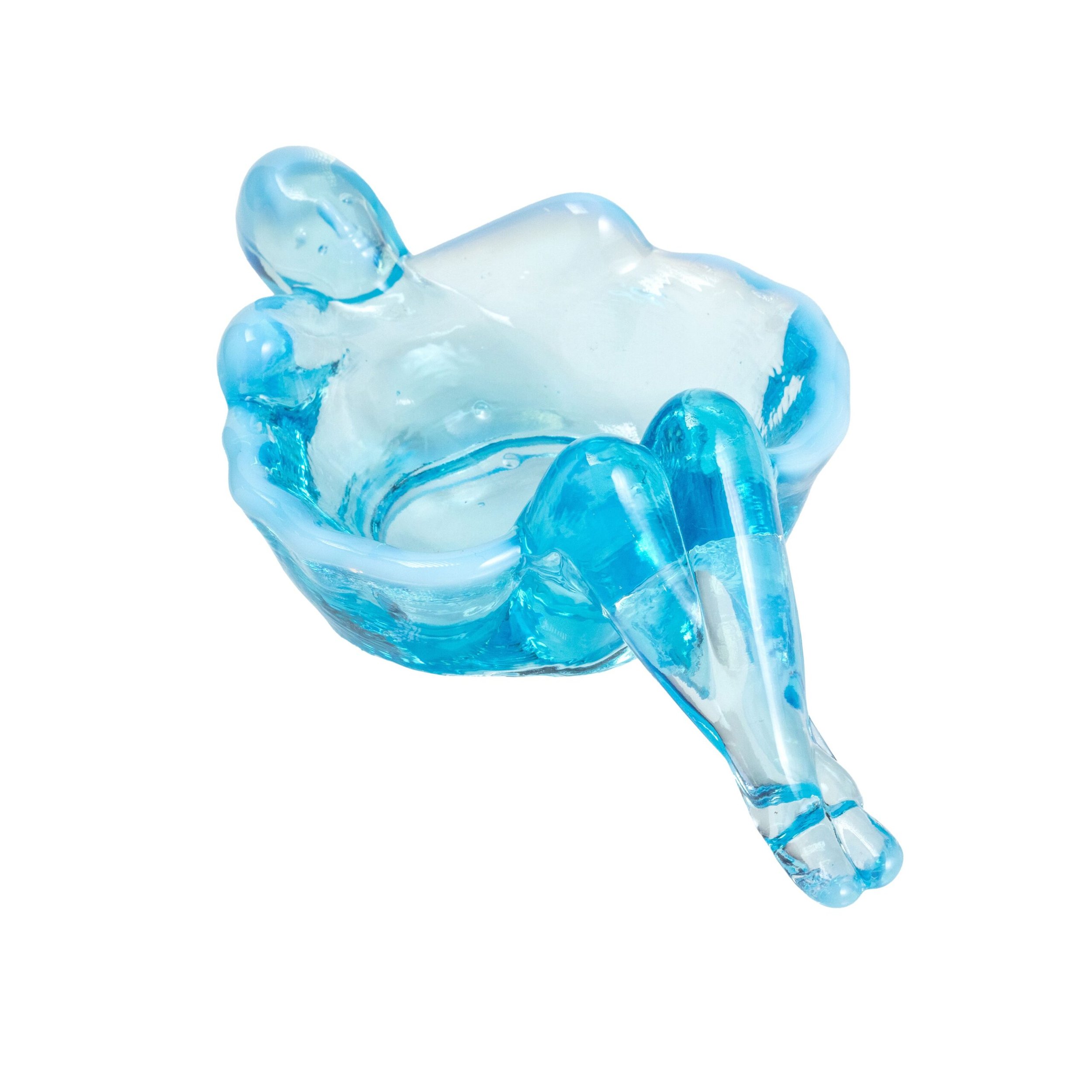 Bathing Beauty Soap Dish in Aqua Opal