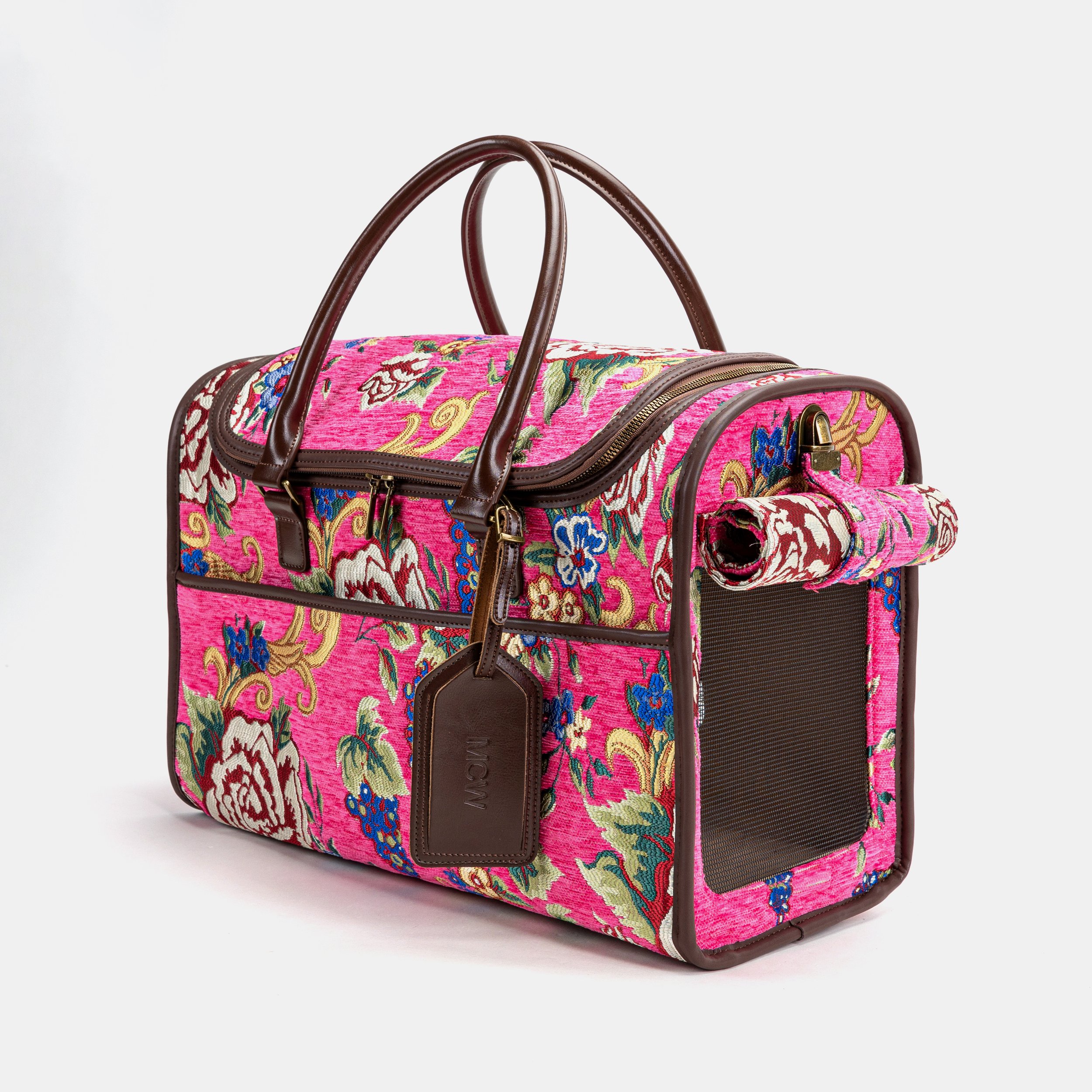 Madonna Inn Carpet Print Pet Carrier