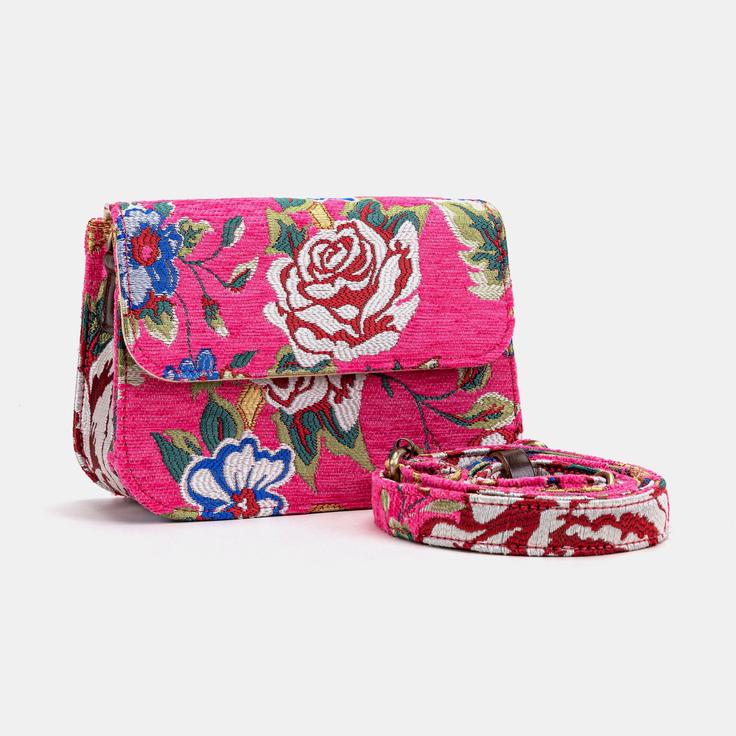 Madonna Inn Carpet Print Flap Crossbody