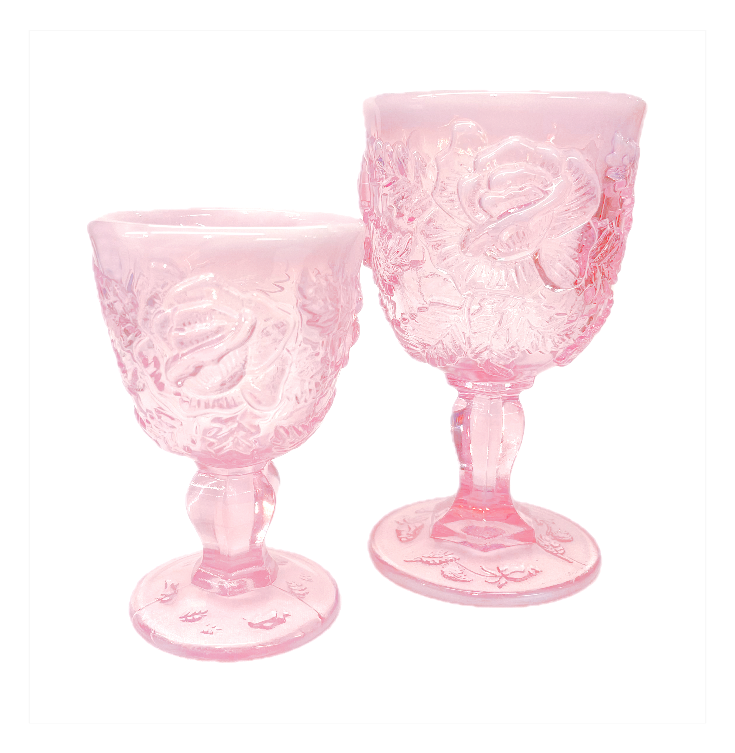 Pink Opal Goblet